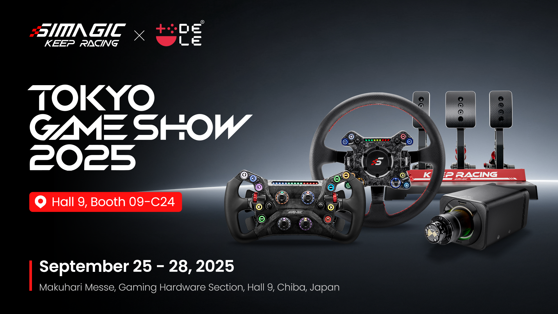 SIMAGIC × DELE – Showcasing the Future of Sim Racing at Tokyo Game Sho