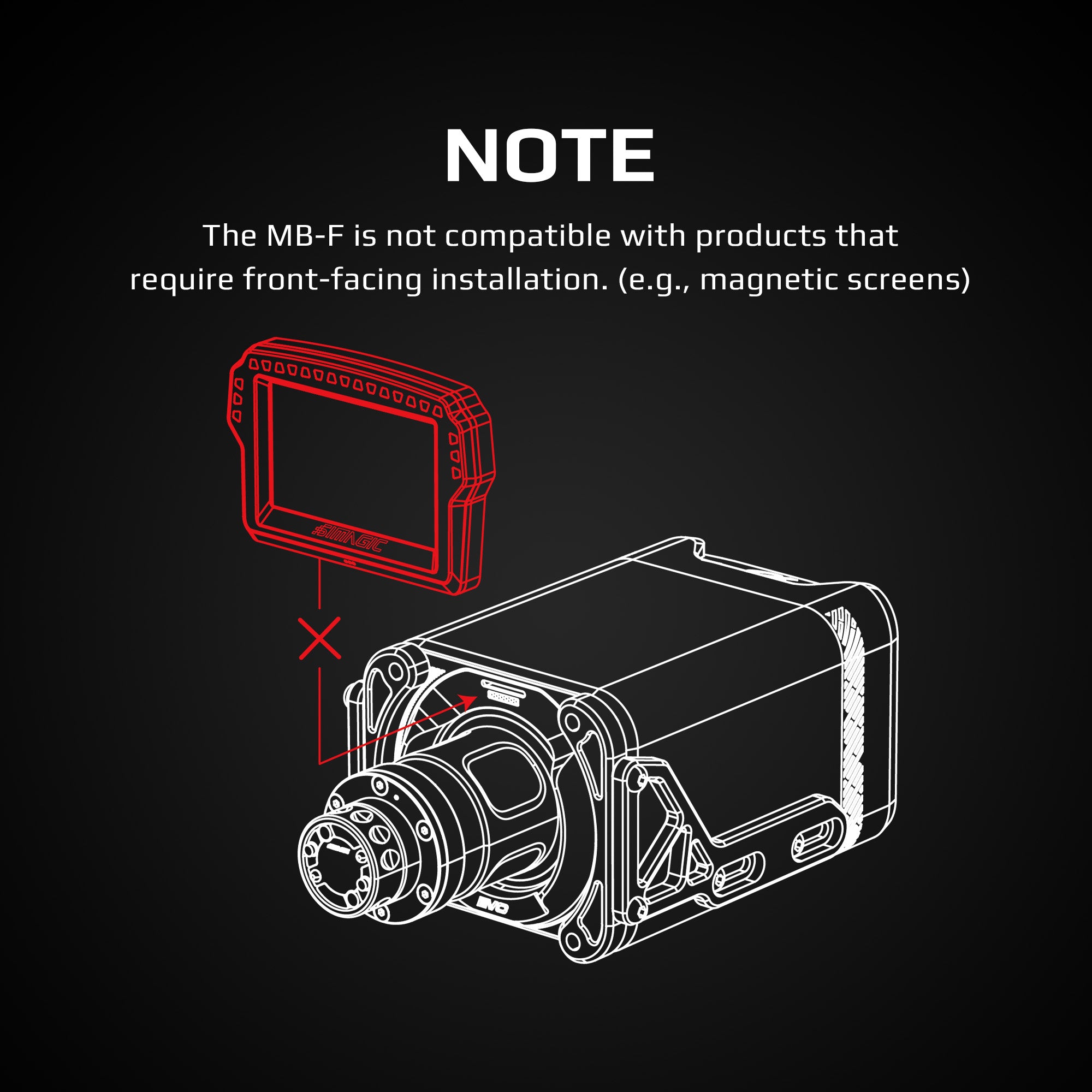 Simagic EVO Front Mounting Bracket (MB-F)