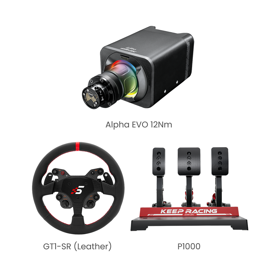 Simagic EVO 12Nm Base 3-Piece Bundle