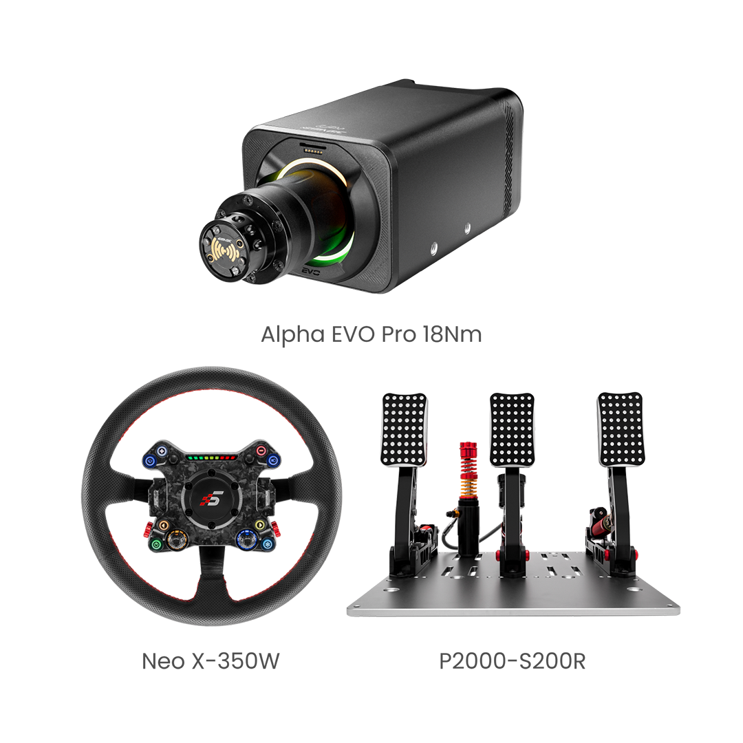 Simagic EVO pro 18Nm Base 3-Piece Bundle