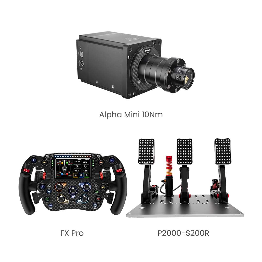 Simagic Alpha Mini Base 3-Piece Bundle