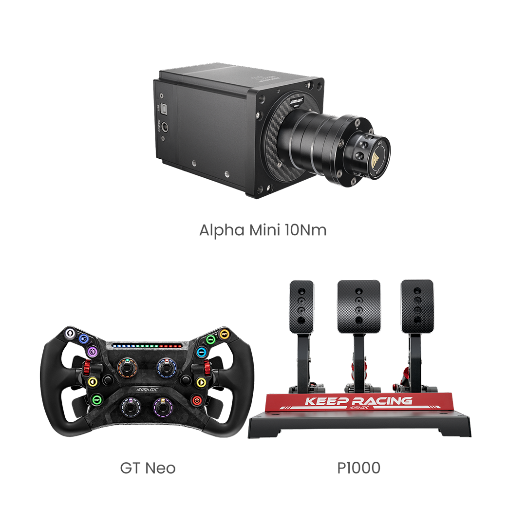 Simagic Alpha Mini Base 3-Piece Bundle