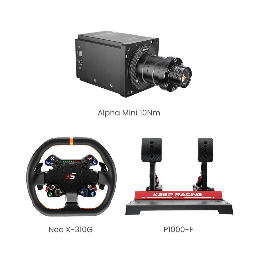 Simagic Alpha Mini Base 3-Piece Bundle