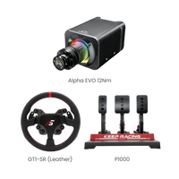 Alpha EVO (12Nm)+GT1-SR(Leather)+P1000