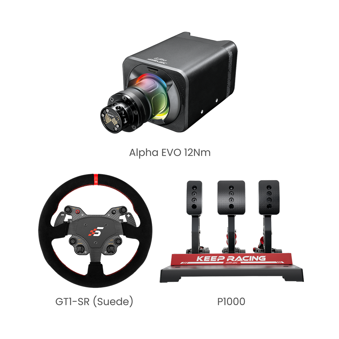 Simagic EVO 12Nm Base 3-Piece Bundle