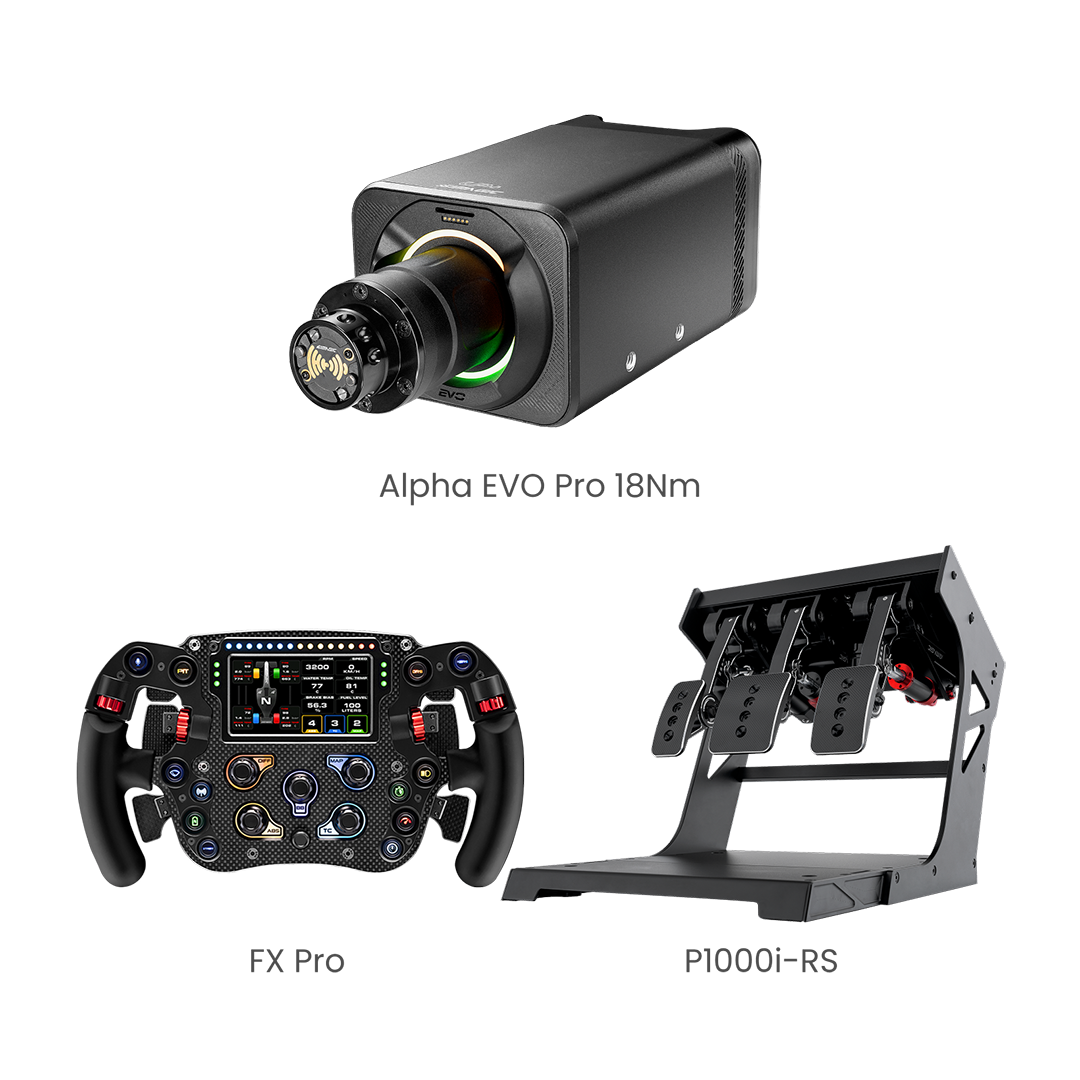 Simagic EVO pro 18Nm Base 3-Piece Bundle