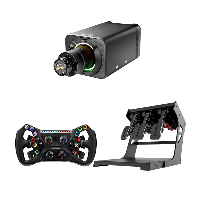Simagic evo pro 18nm 新品 Simagic EVO Pro 18Nm Base 3-Piece Bundle