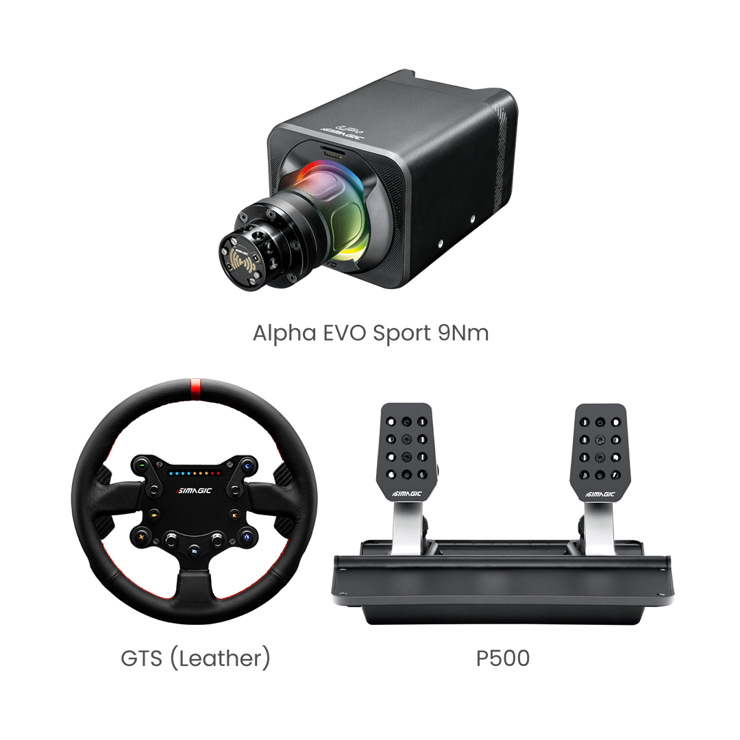 Simagic EVO Sport 9Nm Base 3-Piece Bundle