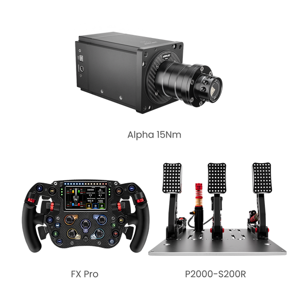Simagic Alpha Base 3-Piece Bundle