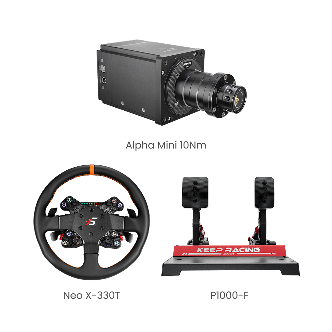 Simagic Alpha Mini Base 3-Piece Bundle
