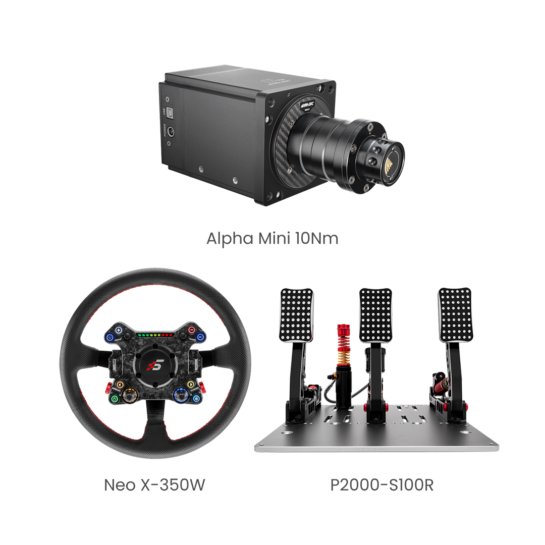 Simagic Alpha Mini Base 3-Piece Bundle