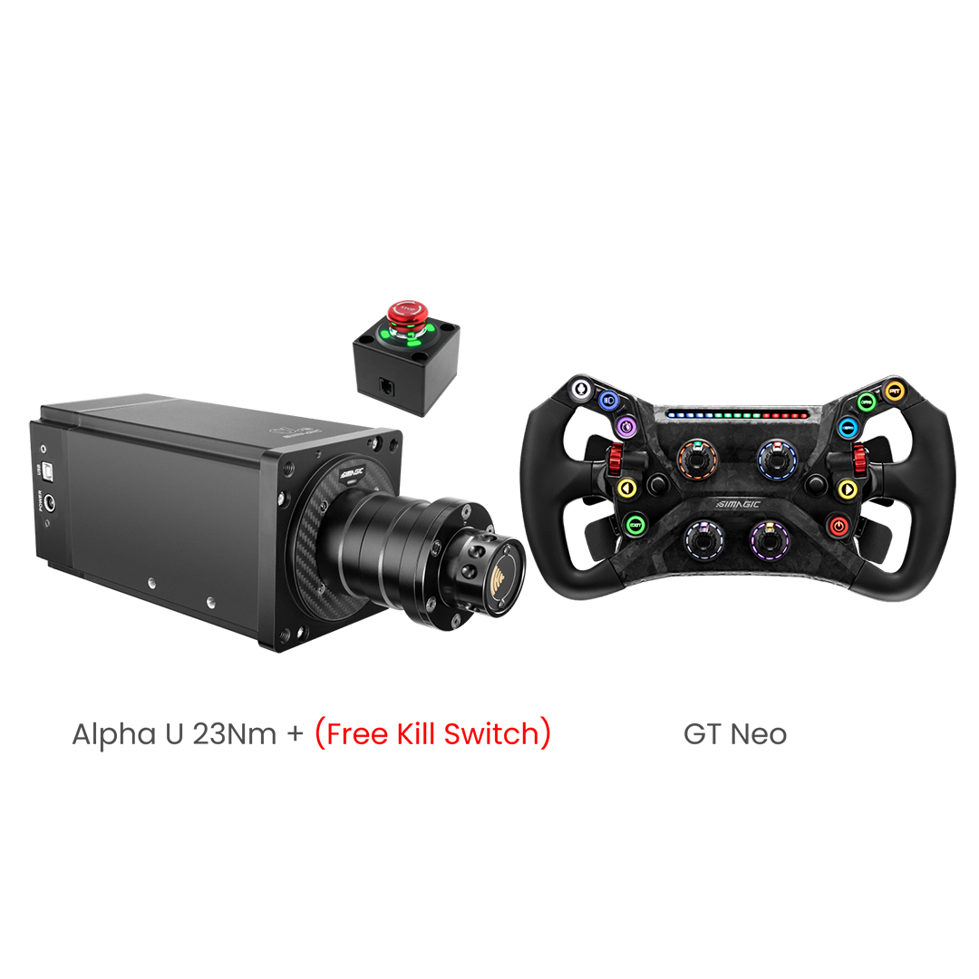 Simagic Alpha U Base 2-Piece Bundle