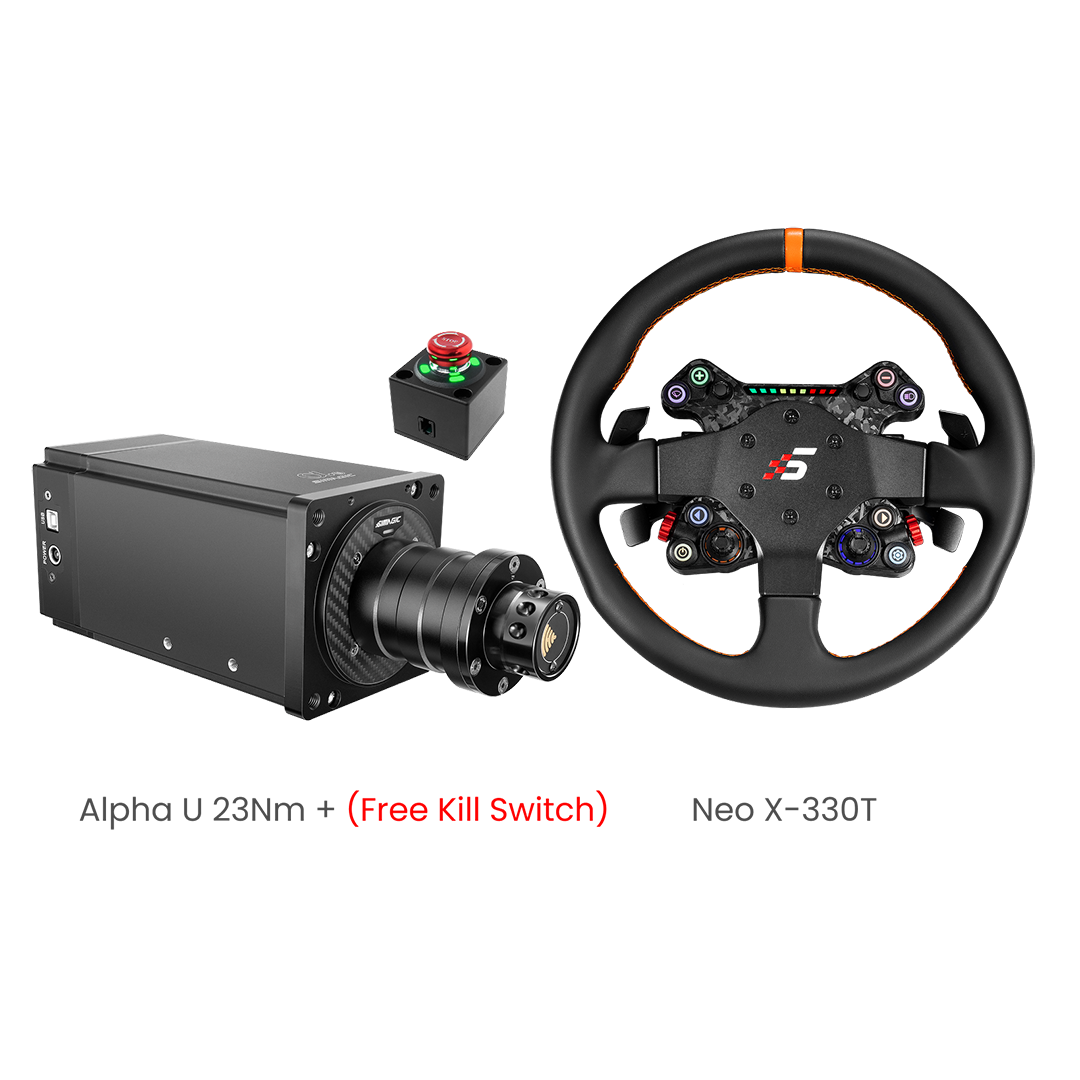 Simagic Alpha U Base 2-Piece Bundle