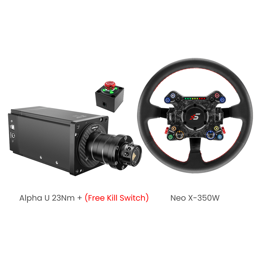 Simagic Alpha U Base 2-Piece Bundle