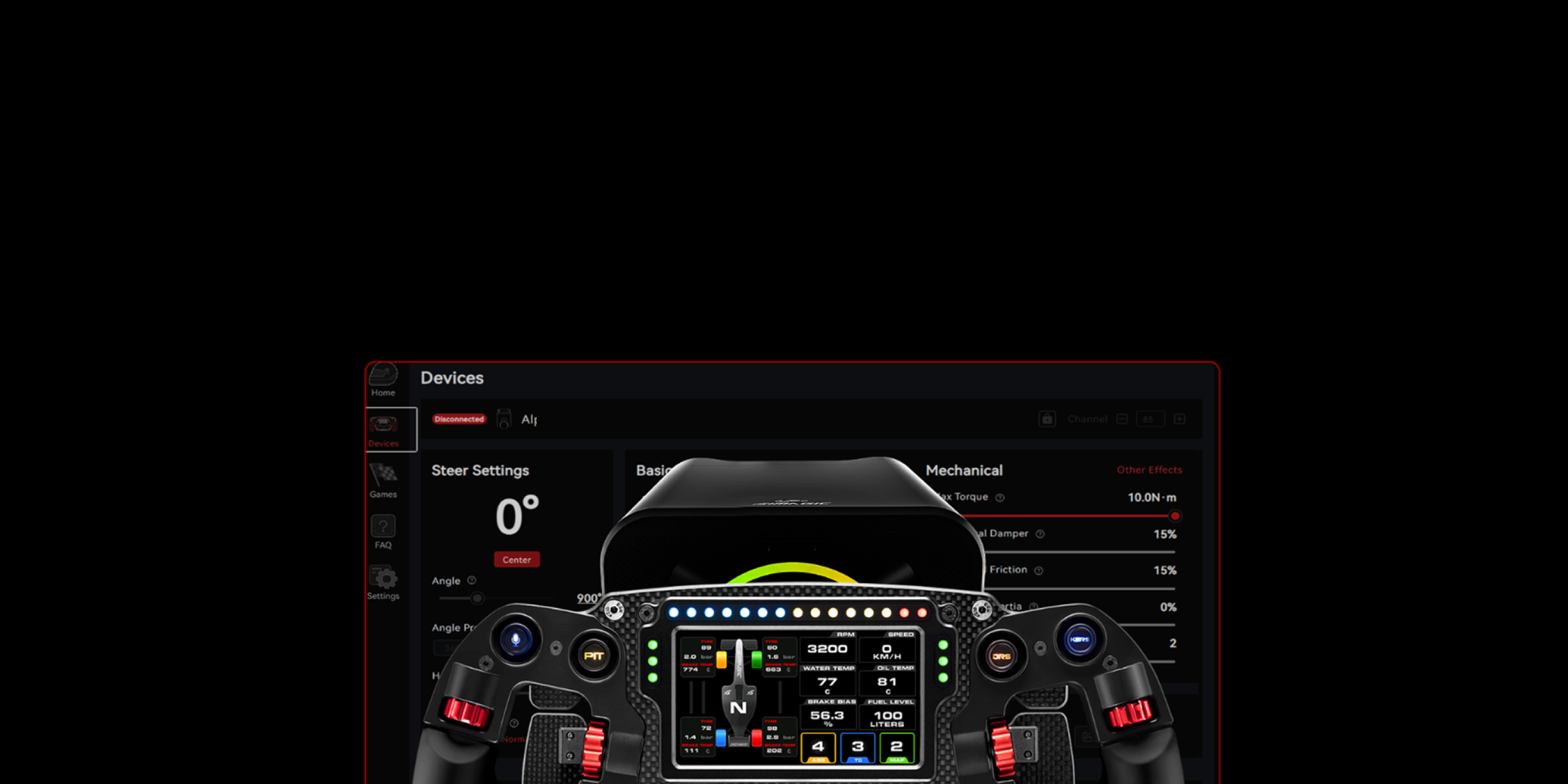 21-битный энкодер Simagic Alpha Evo Pro 18 Nm