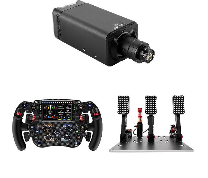 Simagic Checkered-Flag-FX Pro-P2000 Hydraulic Bundle