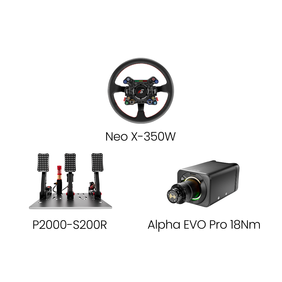 Simagic FD-Advanced-Drift-3-Piece Setup