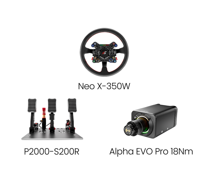 Simagic FD-Advanced-Drift-3-Piece Setup