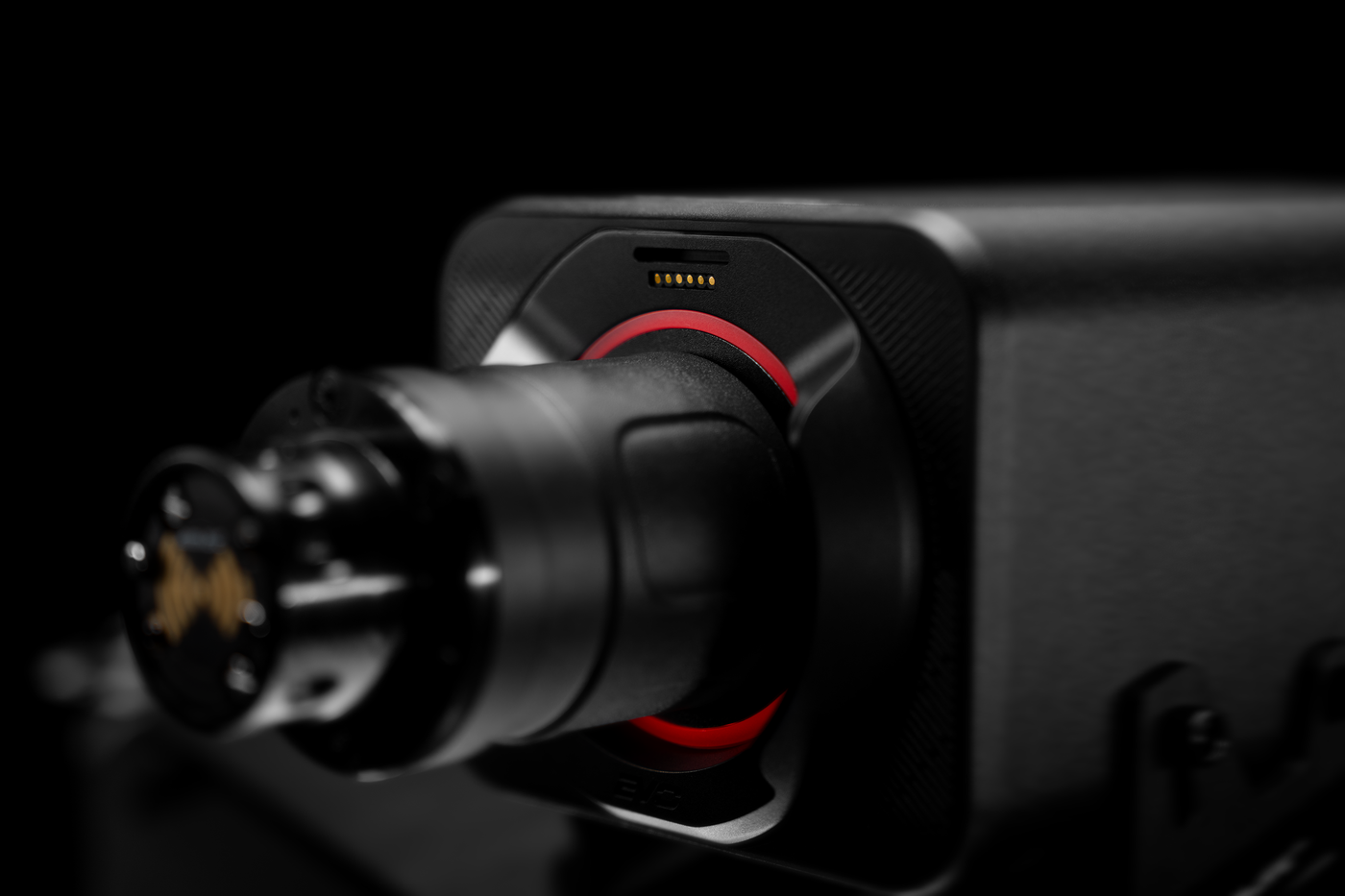 An up-close picture of the Simagic Alpha EVO Ultra.